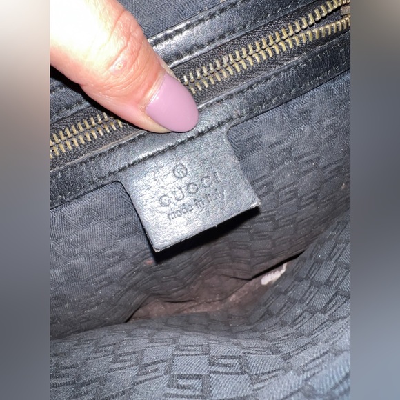 COPY - Gucci Crescent/ half moon Horsebit Leather Shoulder Bag - Picture 4 of 5